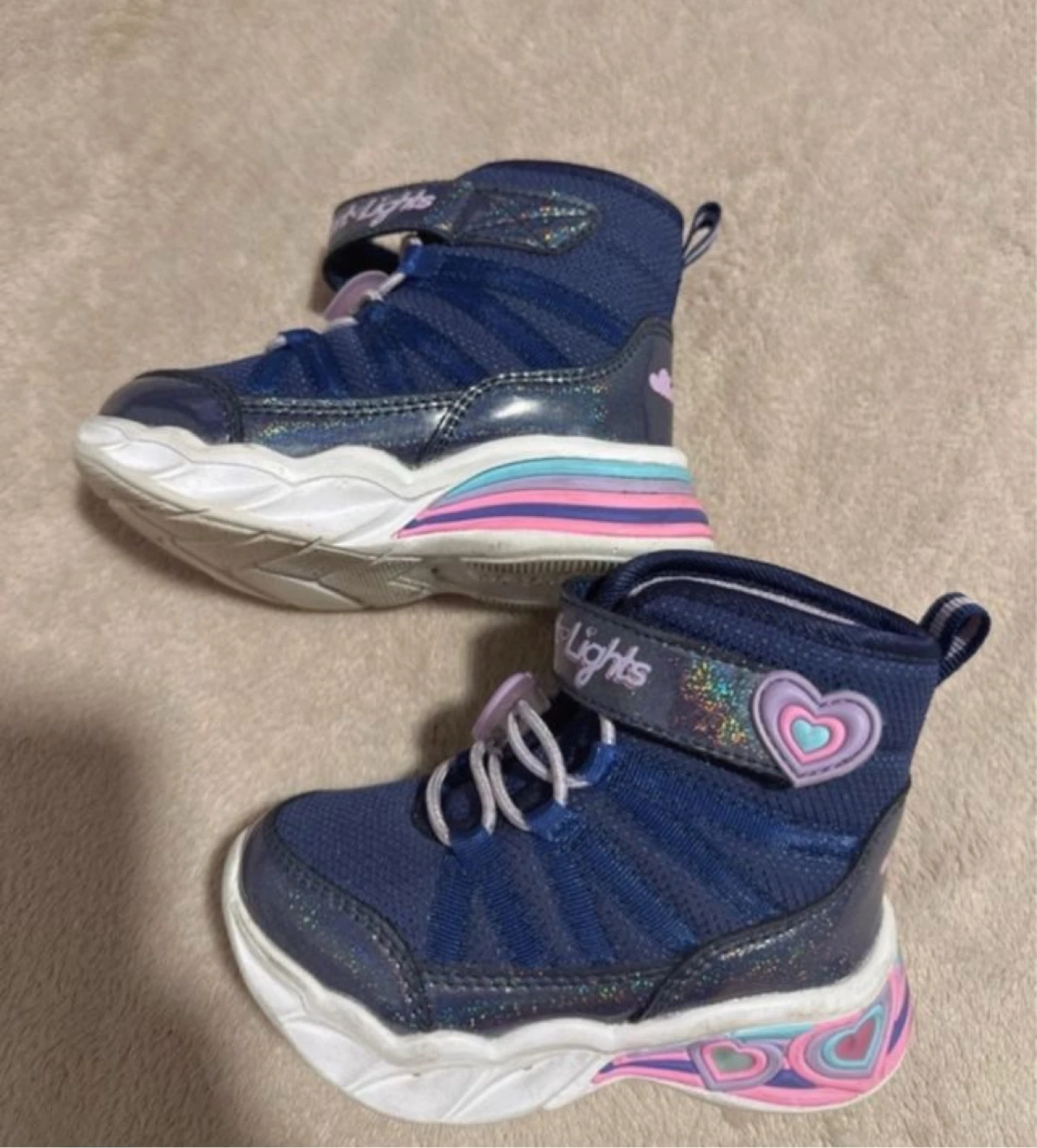 Botines de luces para niña 